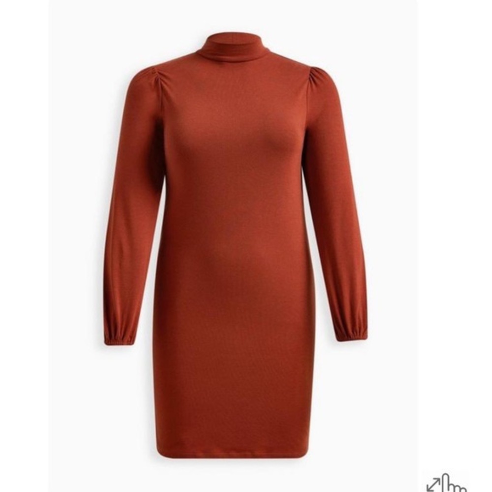 TORRID Mini Jersey Blouson Sleeve Bodycon Dress - Picture 3 of 4